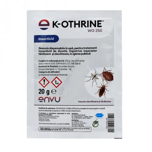 Insecticid K-Othrine WG 250, 20 g