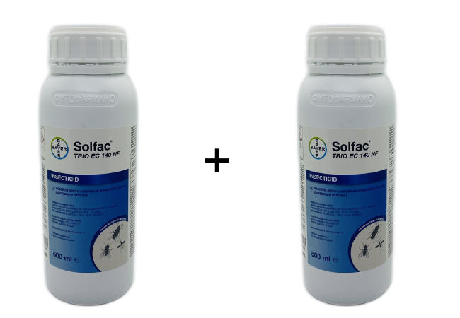 Pachet Solfac EC 140 500 ml x 2 buc, 1 litru, Bayer