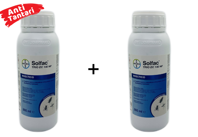 Pachet Solfac EC 140 500 ml x 2 buc, 1 litru, Bayer